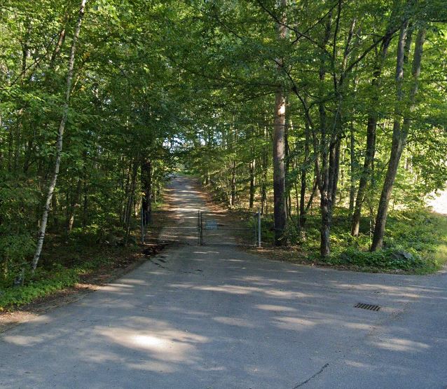 Town Yard Waste Entrance in Summer